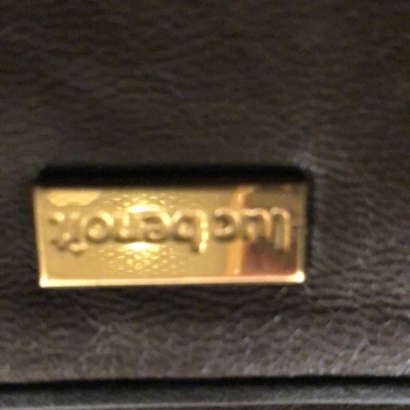 Vintage Luc Benoit brown alligator clutch - Picture 3 of 8